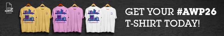 Get your #AWP26 t-shirt today!