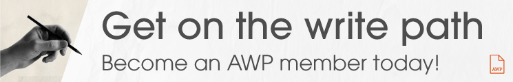 Get on the write path! Become an AWP member today.
